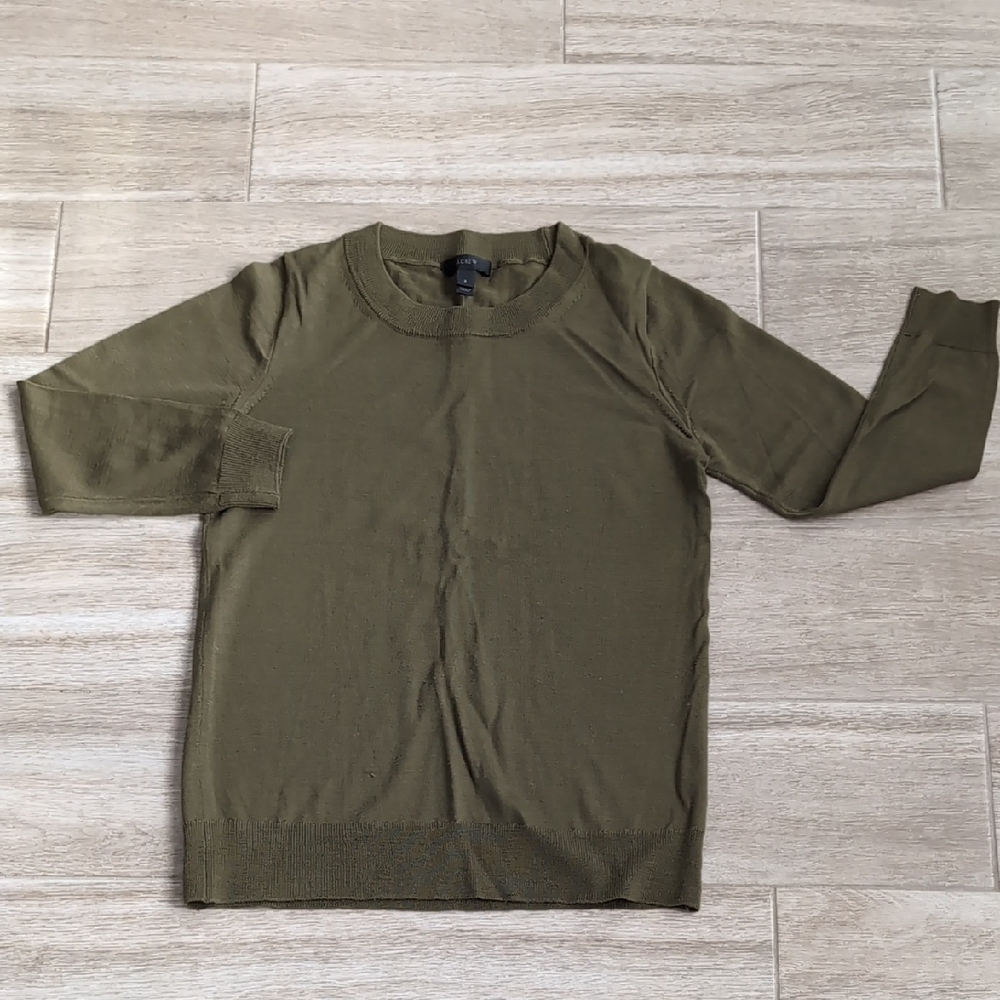 J. Crew Tippi Sweater, Olive Green